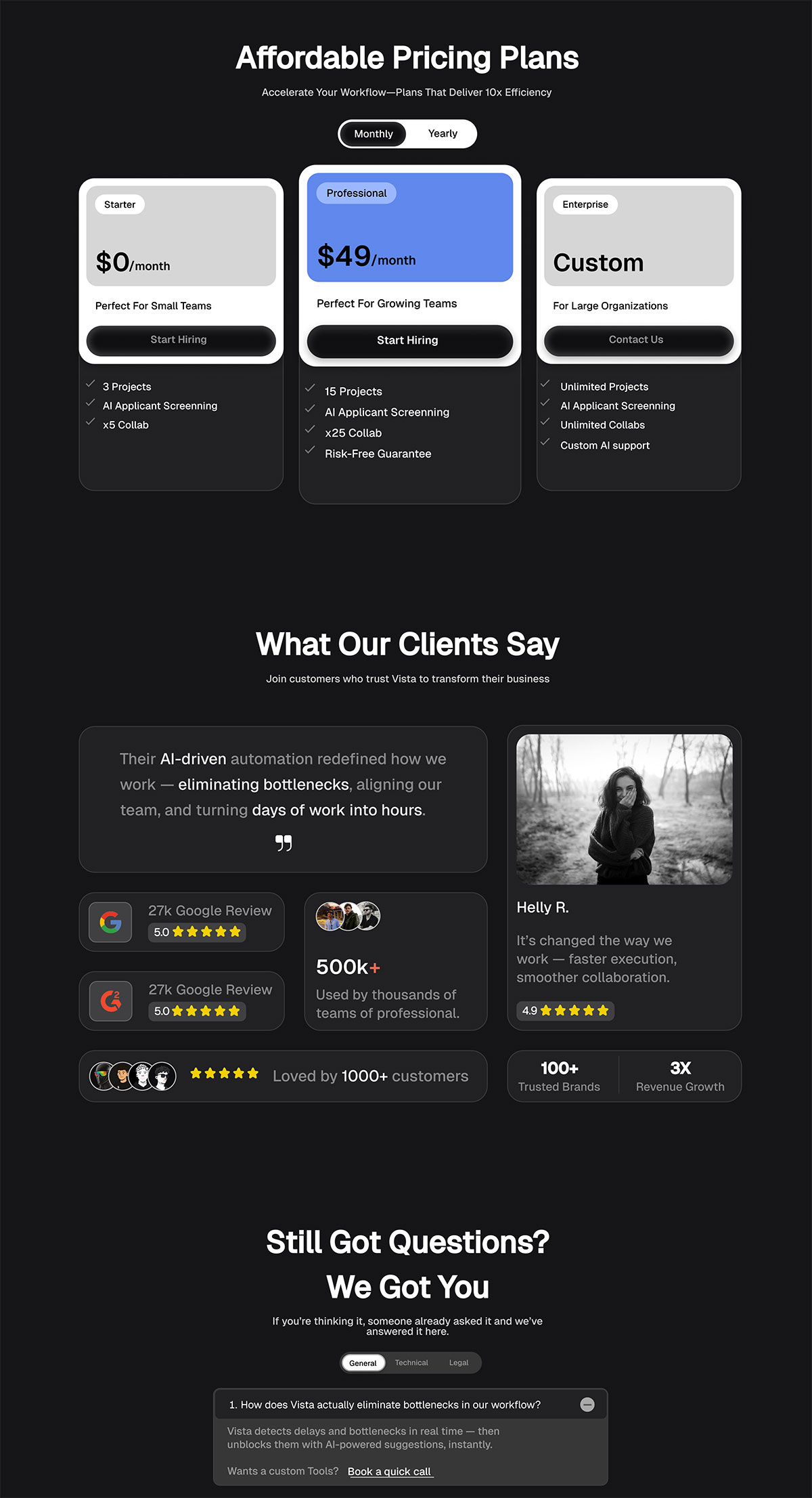 Prior work: productivity SaaS detail screen